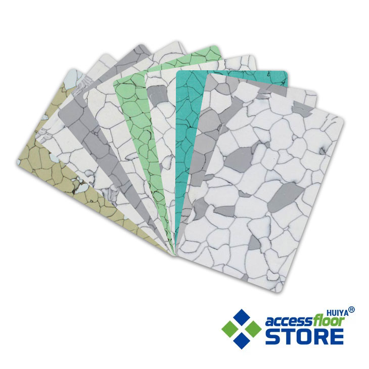 ESD Vinyl Flooring Anti Static PVC Floor Tiles Huiya Raised Floor System